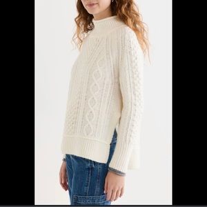 NWT Alex Mill Camil Cable Sweater